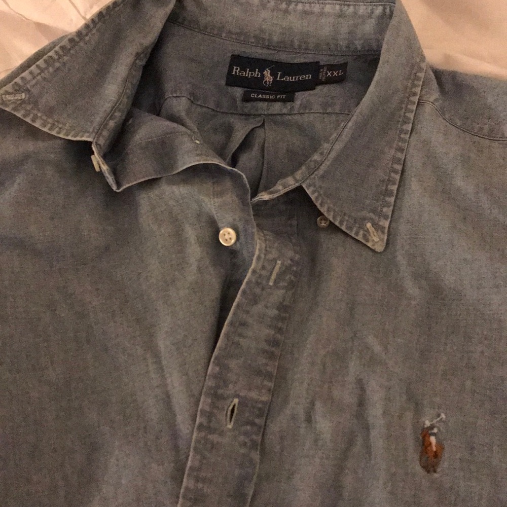 Long sleeve Ralph Lauren button down.